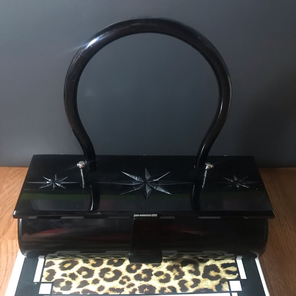 Lucite luxe deville vintage style purse - Picture 1 of 4